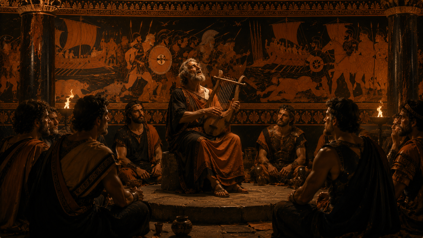 The concept of kleos, the undying glory sought by Greek heroes