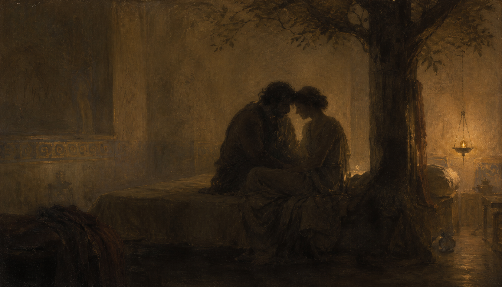 Odysseus and Penelope reunited at last